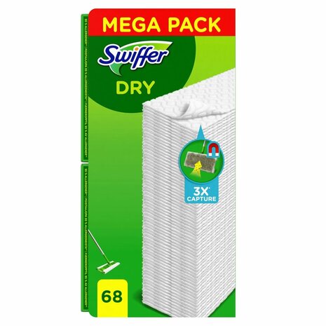 Swiffer Sweeper Dry Vloerdoekjes Navul 68 St Mega Pack 68st