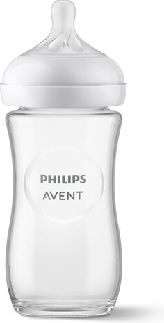 Avent Zuigfles Natural 3.0 240 Ml Glas 1st
