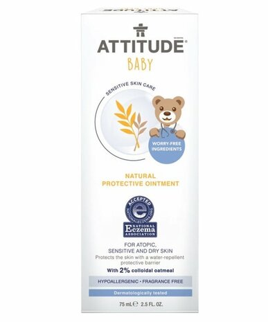 Attitude Sensitive Skin Baby Care Babyzalf Verzorgend 75 Ml