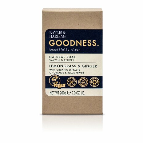 Baylis &amp; Harding Soap Goodness Lemongrass &amp; Ginger 200g