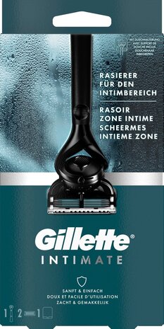 Gillette Intimate Apparaat + 2 Mesjes &amp; Houder 1stuks