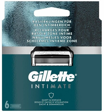Gillette Intimate Mesjes 6 St 6stuks