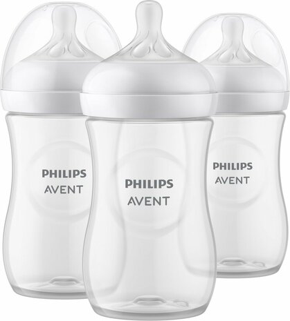 Avent Zuigfles Natural 3.0 260 Ml Trio 3st