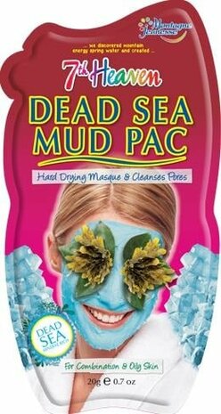 Montagne 7th Heaven Gezichtsmasker Dead Sea Mud Pac 20g