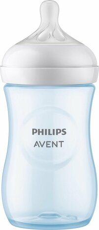 Avent Zuigfles Natural 3.0 260 Ml Blauw 1st