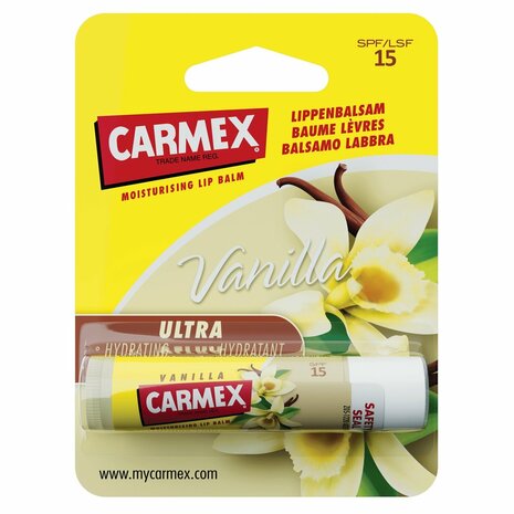 Carmex Lippenbalsem Vanilla Stick 15 Spf 4,25gram