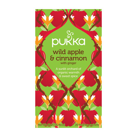 Pukka Org. Teas Wild Apple &amp; Cinnamon Bio 20st