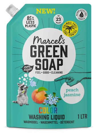 Marcel&#039;s Gr Soap Wasmiddel Kleur Perzik &amp; Jasmijn 1000ml