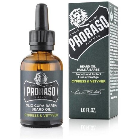 Proraso Beard Oil Cypress &amp; Vetyver 30ml