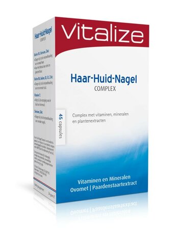 Vitalize Haar-Huid-Nagel Complex Voedingssupplement - 45 Capsules