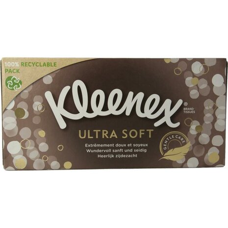 Kleenex Ultra Soft Tissues - 64 Stuks - Zijdezacht en Sterk