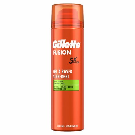 Gillette Fusion Shaving Gel Sensitive 200ml