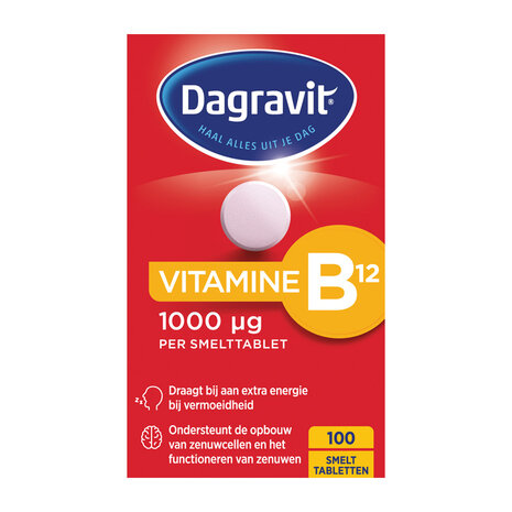 Dagravit Vitamine B12 1000mcg Smelt 100tb