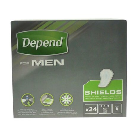 Depend Shields For Men 24st