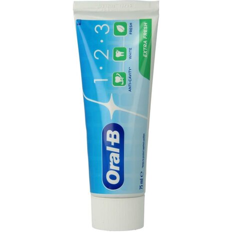 Oral B Tandpasta Fresh 123 75ml