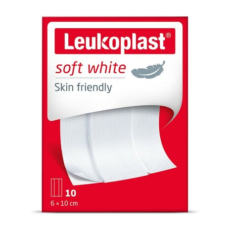 Leukoplast Soft White 8 X 10cm 10st