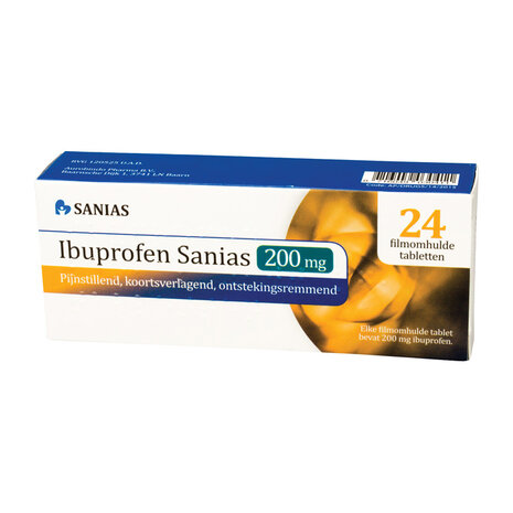 Sanias Ibuprofen 200mg 24st