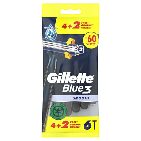 Gillette Blue3 Wegwerpscheermesjes 6 St