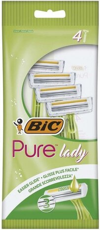 Bic Pure Lady Pouch 4st