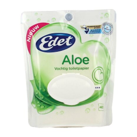 Edet Vochtig Toiletpapier Gentle Aloe 40st