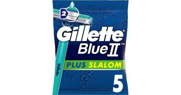 Gillette Wegwerpmesjes Men-blue2 Plus Slalom 5 St 20 St