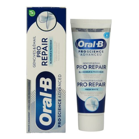 Oral B Pro-science Advanced Repair Whitening Tandpasta 75ml