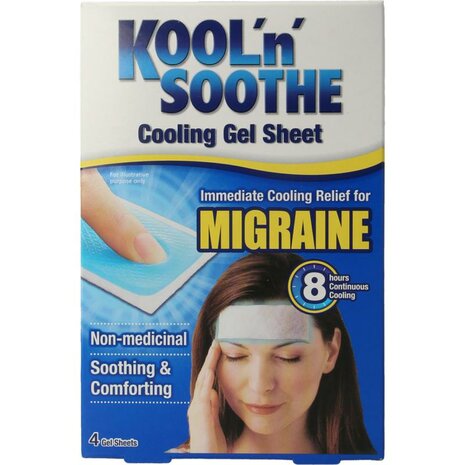 Kool&#039;n&#039;soothe Migraine Gelstrips 4st
