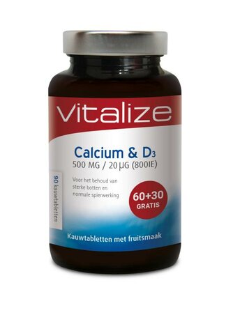 Vitalize Calcium &amp; D3 90kt