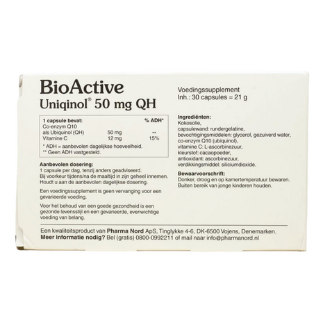Pharma Nord BioActive Uniquinol Q10 50mg - 30 Capsules
