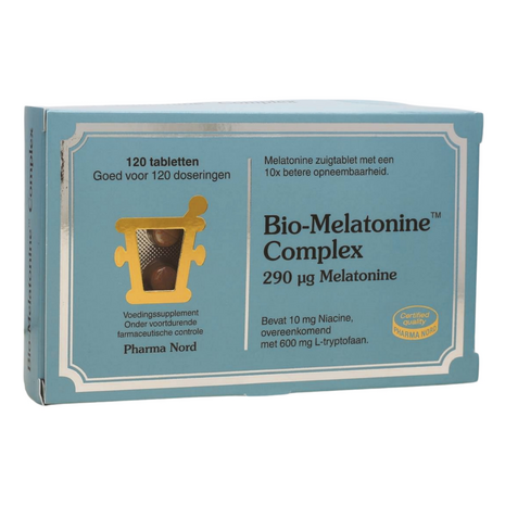 Pharma Nord Bio-Melatonine Complex Zuigtabletten 290 mcg, 120 Stuks