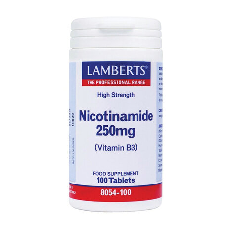 Lamberts Vitamine B3 250mg (nicotinamide) 100tb