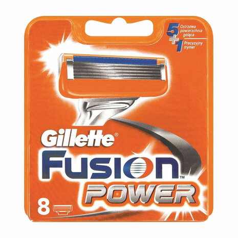 GILLETTE FUSION5 POWER MESJES 8 ST