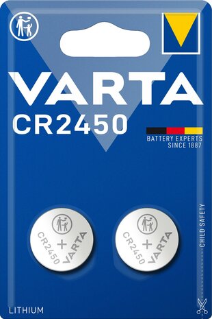 VARTA LITHIUM CR2450 BLISTER 2 1 ST