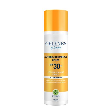 Celenes Herbal sunscreen spray lotion all skintypes SPF30+ 150ml
