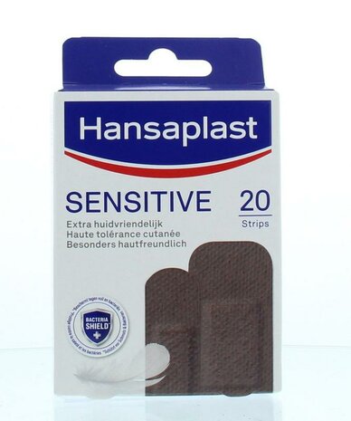 Hansaplast Sensitive skintone medium dark 20st