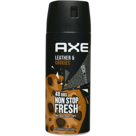 AXE DEO BODY SPRAY COLLISION LEATHER &amp; COOKIES 150 ML
