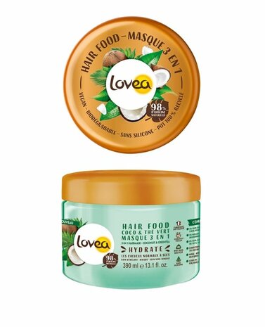 Lovea Haarmasker 390ml Coco&amp;Green Tea 390ML