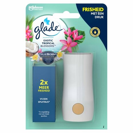 Glade Touch&amp;Fresh Houder Exotic Tropical Blossoms 10ML