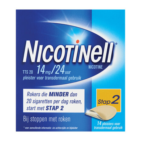 Nicotinell TTS20 14 mg 24 uur Pleisters - 14 Stuks